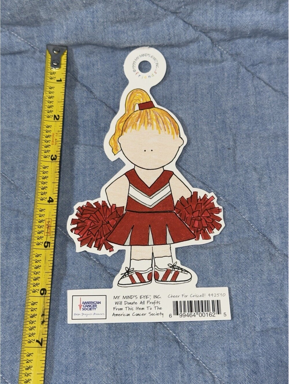 🎅🏻 Scrapbook Die Cut Friends My Minds Eye Cheer  442510 1999 Rare
